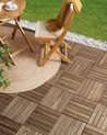 Terrassenfliesen ACCETTURA zertifiziertes Akazienholz Naturfarben