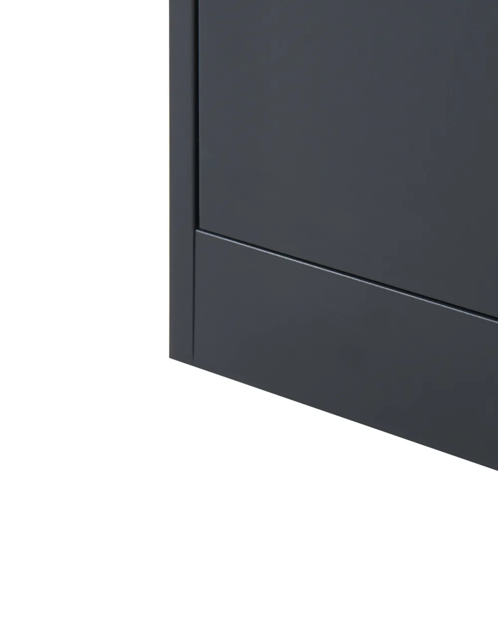 Parcel Box OTRANTO 42 cm 39 cm Metal Graphite Grey_1133814