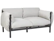 Gartensofa 2-Sitzer ESPERIA Metall Grau_868368