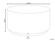Couchtisch ASIERIO 70 cm 70 cm Marmor Optik Grüner Marmor_1192541