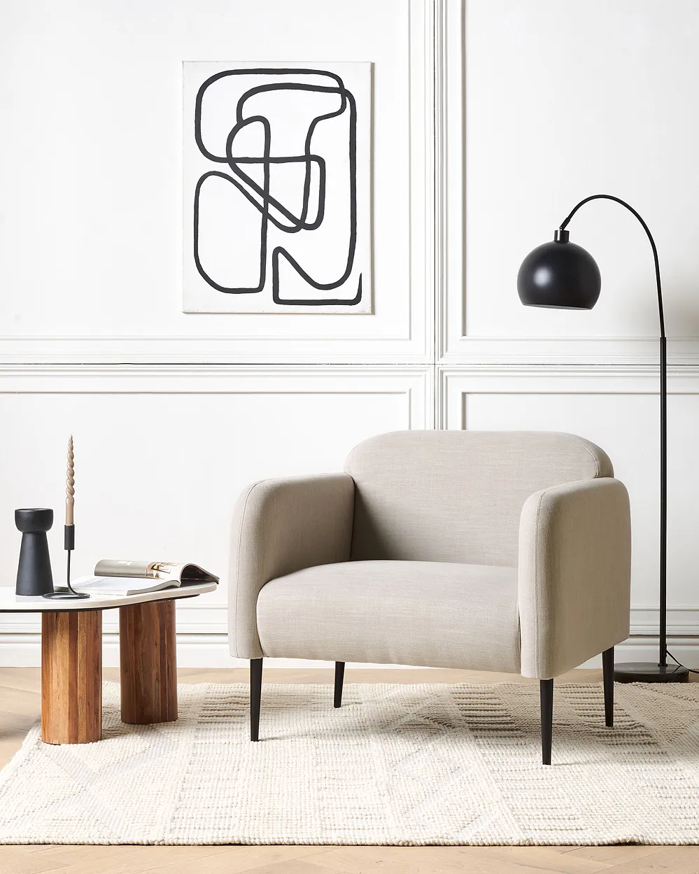 Sessel STOUBY Leinen Taupe_1154596