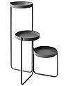 Pflanzenständer FRAGARIA 42 cm Metall Schwarz