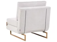 1-Sitzer Schlafsofa JERSLEV Stoff Cremeweiß_1009893