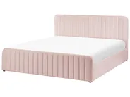 Bett mit Stauraum LUNAN Pastellrosa 180 x 200 cm_1051481