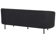 Sofa 3-Sitzer LOEN Stoff Schwarz_920343