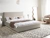 Bed Velvet LAVAUR 160 x 200 cm (EU King Size) Taupe