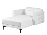 Chaise longue ABERDEEN Kunstleer Wit_1038793