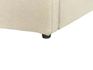 Bett mit Stauraum DREUX Stoff Beige 160 x 200 cm_861178