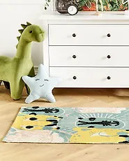Kinderteppich TUTUT Bunt 80 x 150 cm Baumwolle_1187423