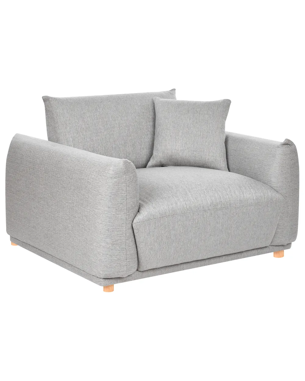 Sessel JUBEK Stoff Hellgrau