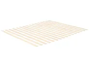Bett mit Lattenrost Bouclé LESSAY 160 x 200 cm Cremeweiß_984438