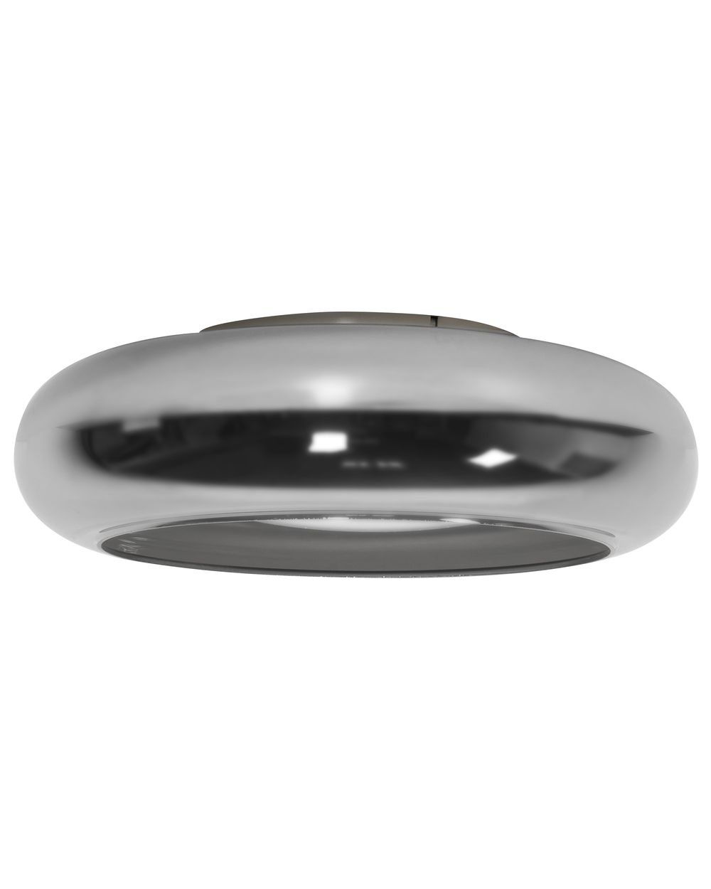 LED Deckenlampe NITH mit Dimmer Glas Silber