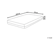 Gel-Memory-Schaummatratze COOL FLEX 7 PRO H3/4 Fest 90 x 200 cm_913803