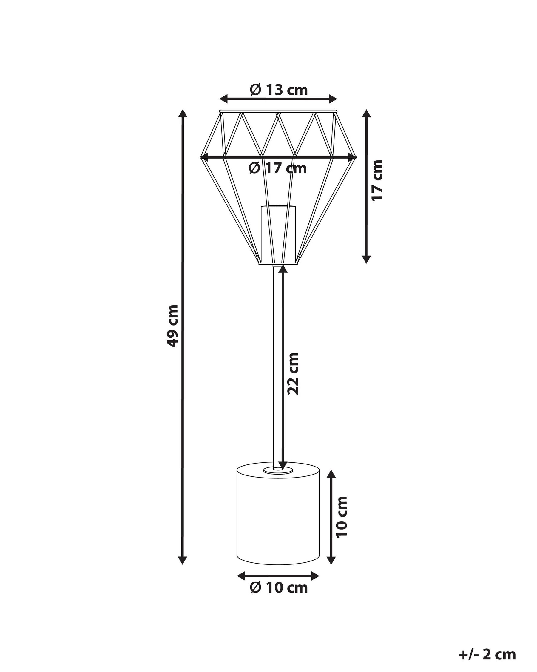 Table Lamp MOONI Metal Brass_767142