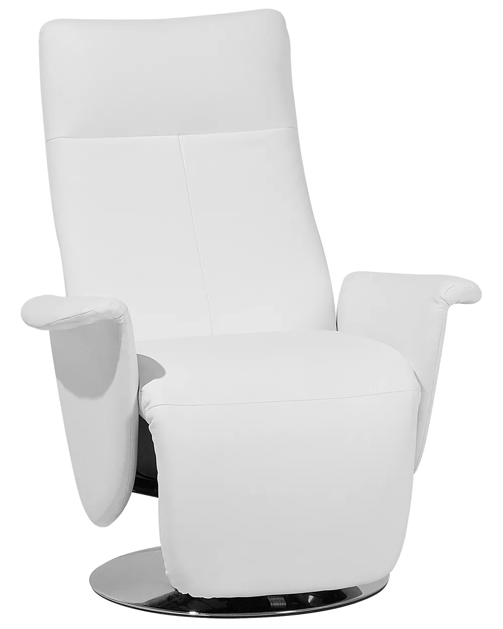 Relaxfauteuil PRIME inclusief voetensteun Kunstleer Wit_1071314