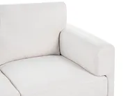 Sofa 3-Sitzer LOUSTO Stoff Hellbeige_1043937