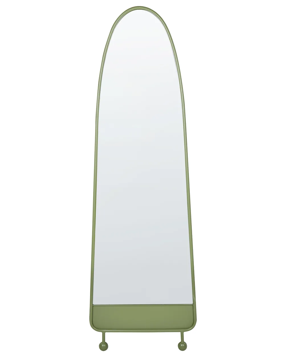 Wandspiegel PARNAY 45 cm 146 cm Metall Olivgrün