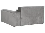 Modular Sofa 3 Seater HELLNAR with Ottoman Fabric Grey_911823