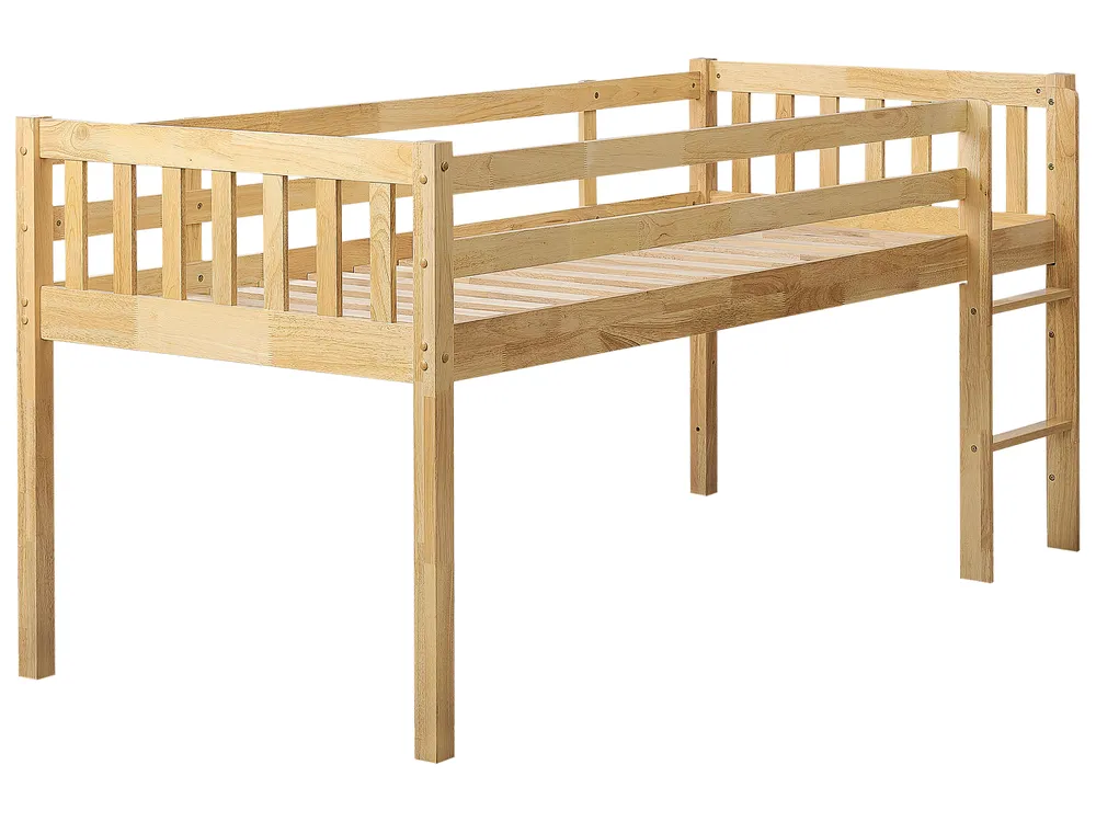 Halbhochbett Holz PEIPIN 90 x 200 cm Hellbraun_937142