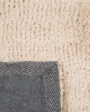 Shaggy Rug DEMRE Light Beige 80 x 150 cm_683497