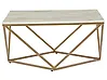 Coffee Table MALIBU Marble/ Gold