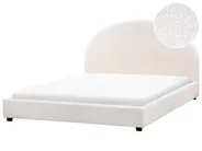 Bed Boucle VAUCLUSE 160 x 200 cm (EU King Size) Off-White_977229