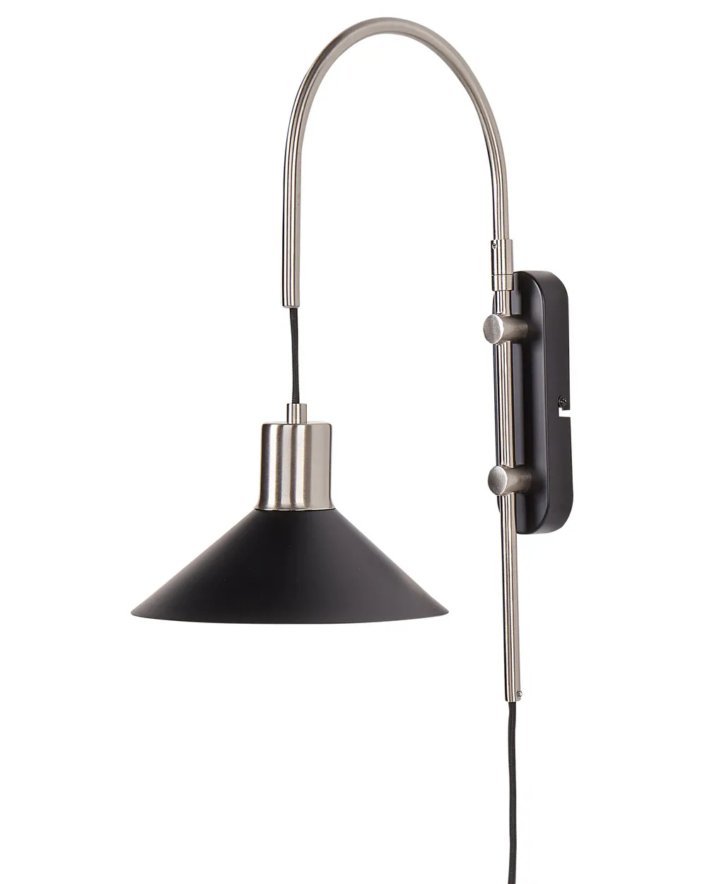 Wandlampe SISSA verstellbar Metall Schwarz_883668