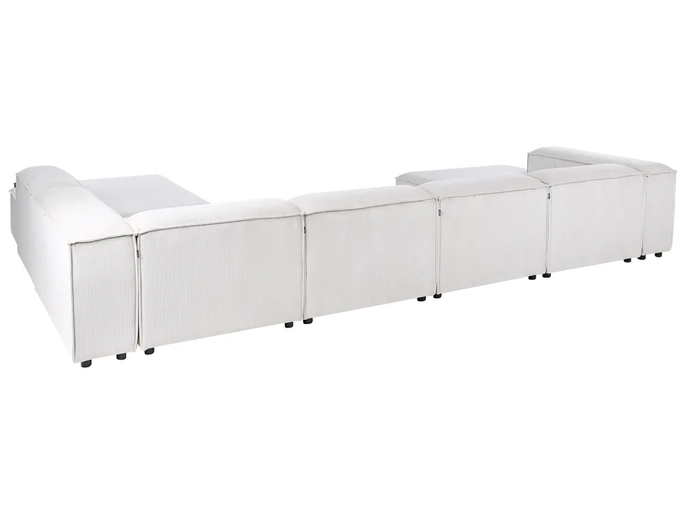 Modul Ecksofa 5-Sitzer ARDAL Cord Cremeweiß linksseitig_1008137