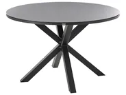 Gartenmöbel Set 4-Sitzer MALETTO/TAVIANO inkl. Kissen Metall Schwarz_993865