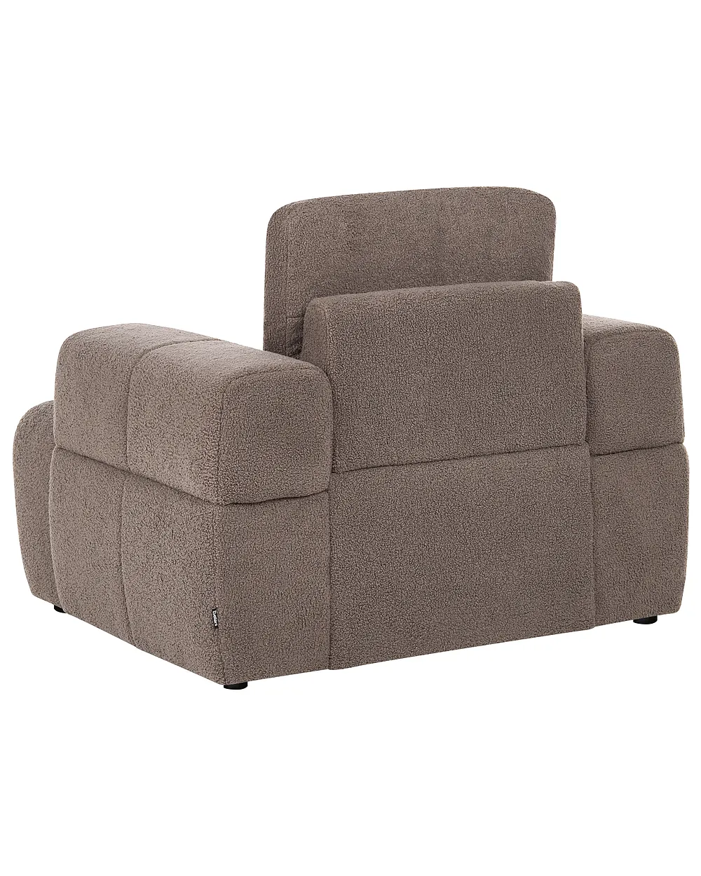 Fauteuil NARILLA Bouclé Taupe_1161489
