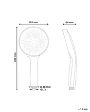 Shower Head and Hose Kit ICHMA 5-function Gold_989345