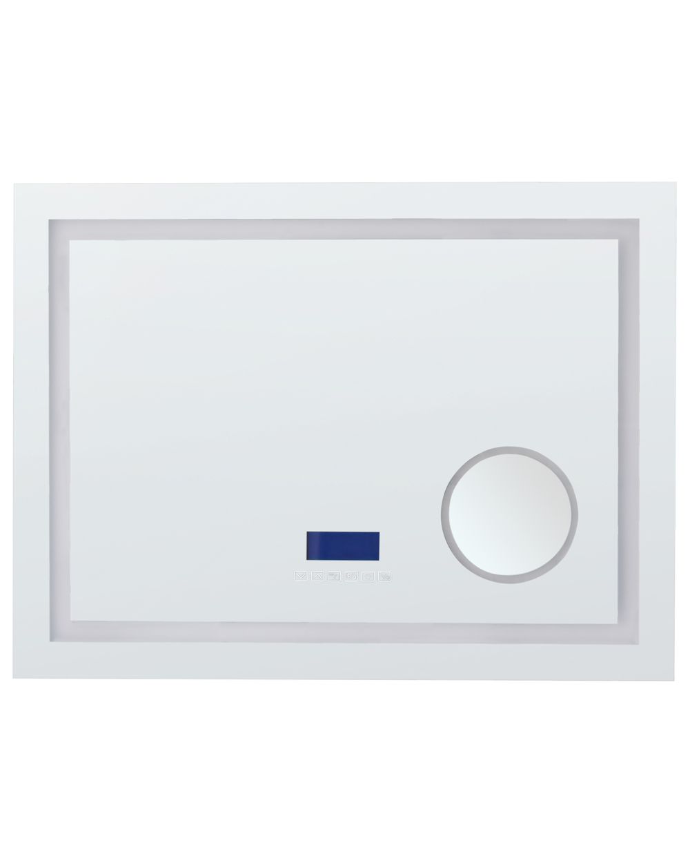 LED Bathroom Mirror THAIX 80 cm 60 cm Silver