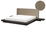 Wasserbett Bouclé ZEN 160 x 200 cm Dunkle Esche_1080143