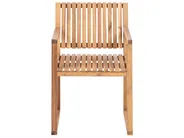 Gartenmöbel Set mit Servierwagen 8-Sitzer SASSARI II zertifiziertes Akazienholz Hellbraun_923822
