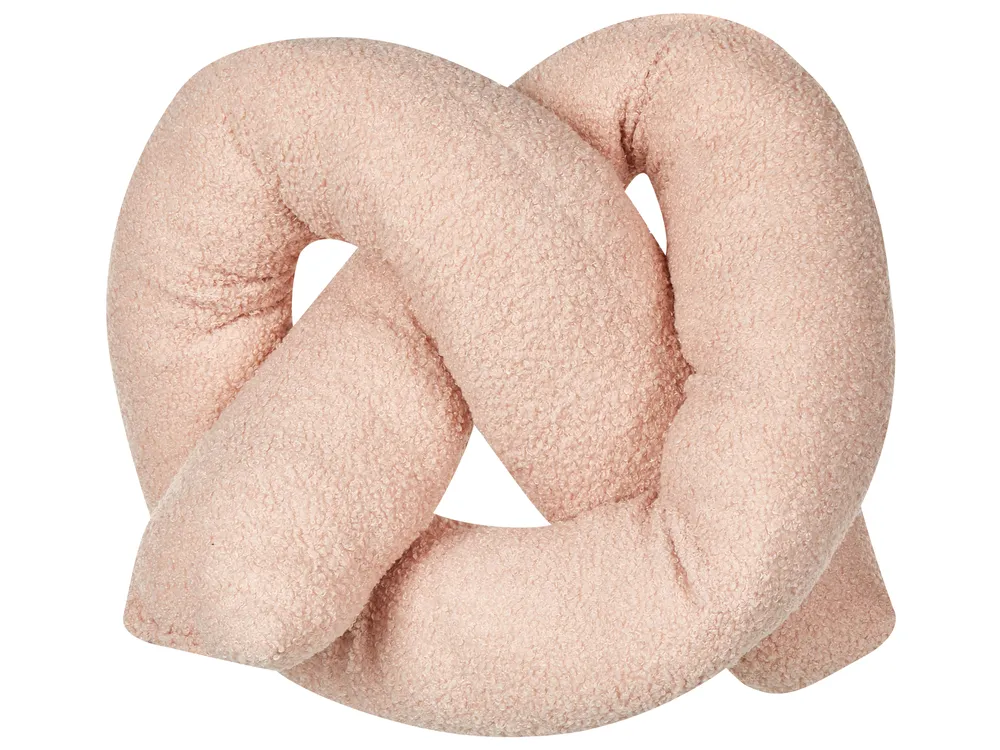 Dekokissen GLADIOLUS 172 x 14 cm Bouclé Rosa Ohne Muster
