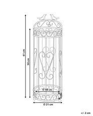 Umbrella Stand AMBOISE Metal Black_935841
