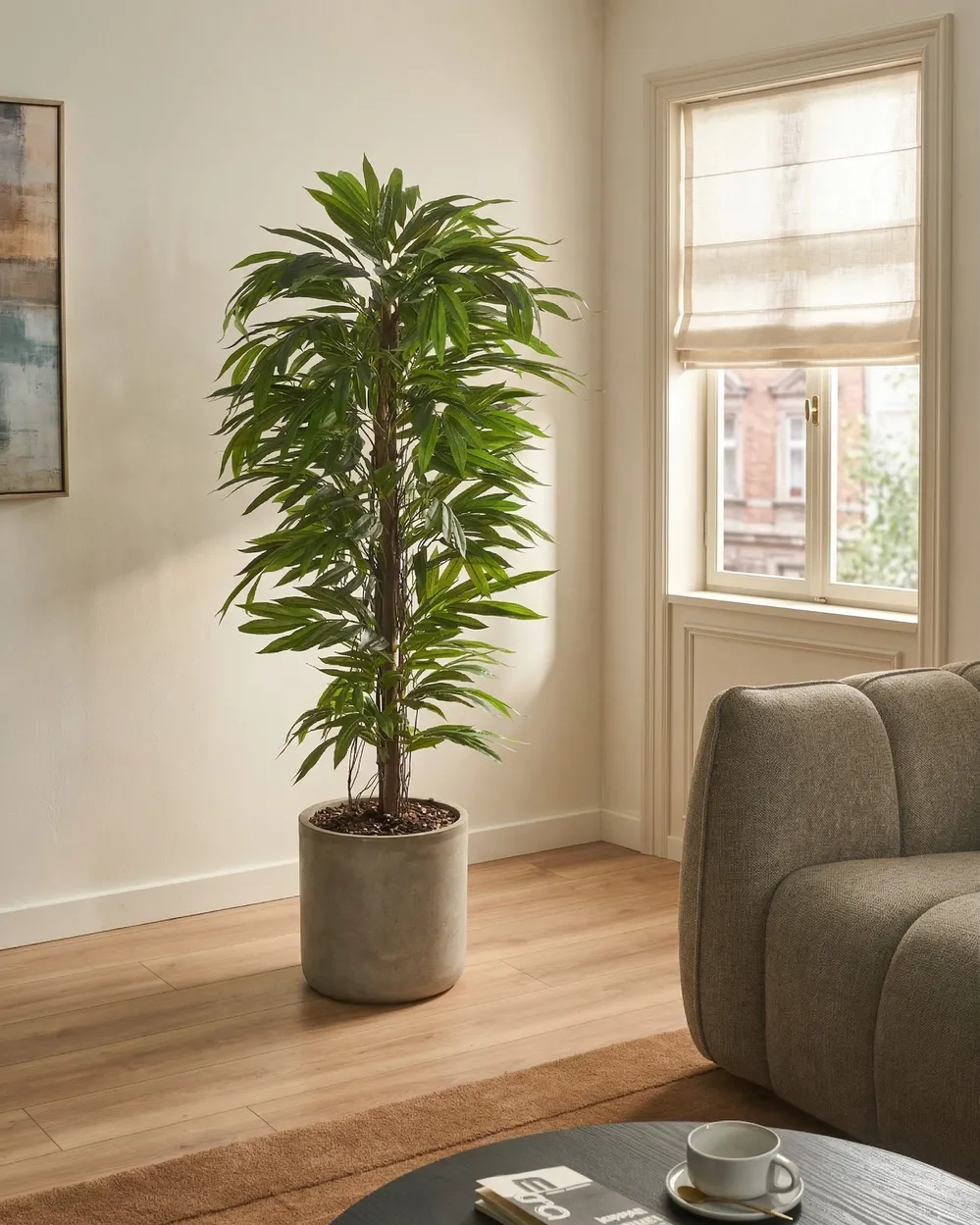 Kunstpflanze LONGIFOLIA 155 cm Grün