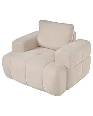 Fauteuil NARILLA Bouclé Beige_1161082