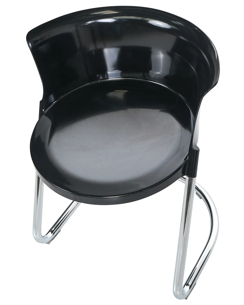 Set of 2 Dining Chairs OSHKOSH Black_1107675