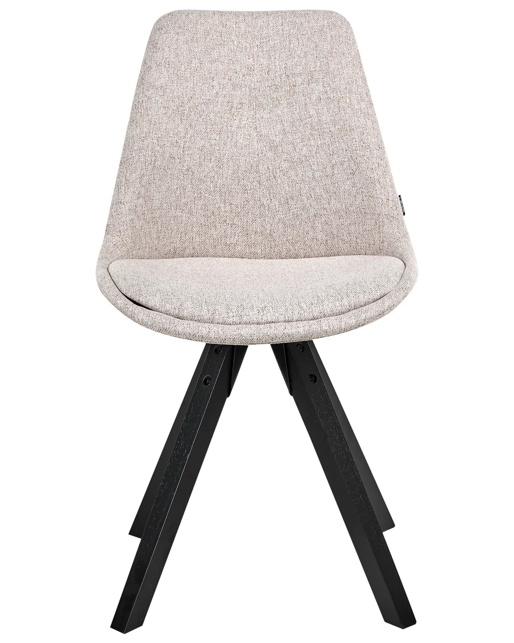 Esszimmerstuhl 2er Set HEDLEY Stoff Beige_999077