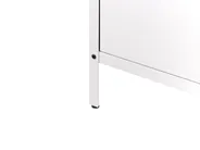 2 Piece Outdoor Kitchen Set with Sink VILAMA White Metal_974210