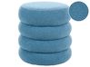 Pouf SUMPTER Bouclé Blau