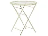Outdoor Bistrotisch klappbar BIVIO 70 cm 70 cm Metall Hellgrün
