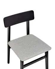 Set of 2 Dining Chairs STACY Wood Light Grey_945214