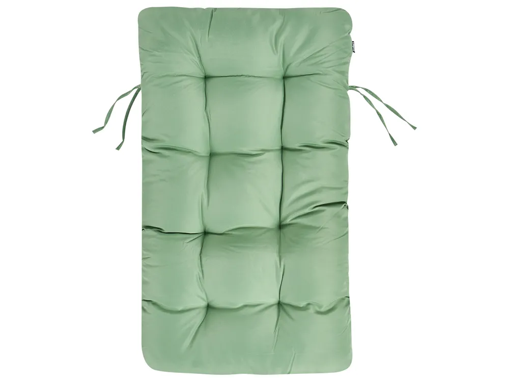 Lounge Set mit Tisch 4-Sitzer GARDA Metall Grün_1021282