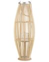 Laterne TAHITI 84 cm Bambus Naturfarben
