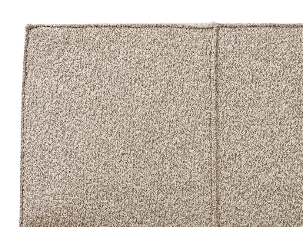 Bed Boucle MIRANDE 160 x 200 cm (EU King Size) Taupe_943349