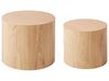 Couchtisch 2er Set MANTI Hellbraun