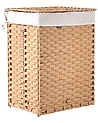 Wasmand met deksel MUCUBAJI Stof Bruin 83 L