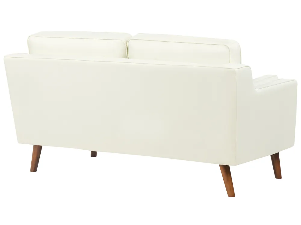Sofa 2 Seater LOKKA Fabric Off-White_893712